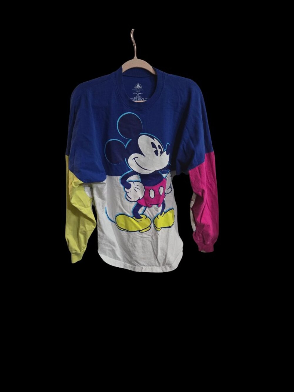 Disney Parks Spirit Jersey Mickey Mouse Walt Disney World Color Block M